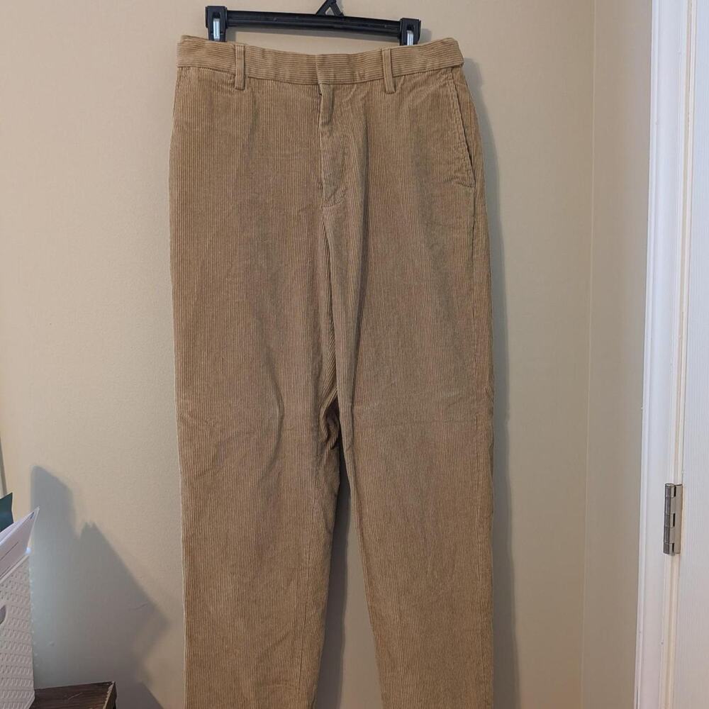 Lands End Tan Corduroy Trousers